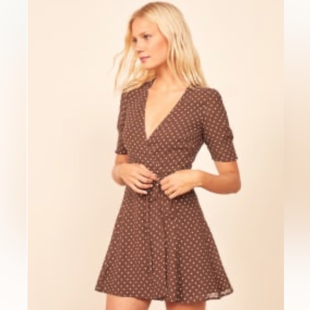 Reformation Lucky Wrap Dress